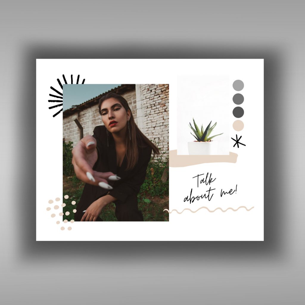 Como realizar moodboards con Canva: El proyecto Mala Fama