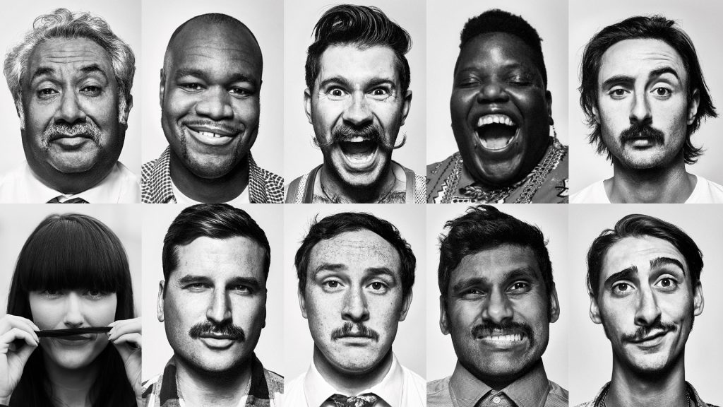 Hombres con bigote para Movember